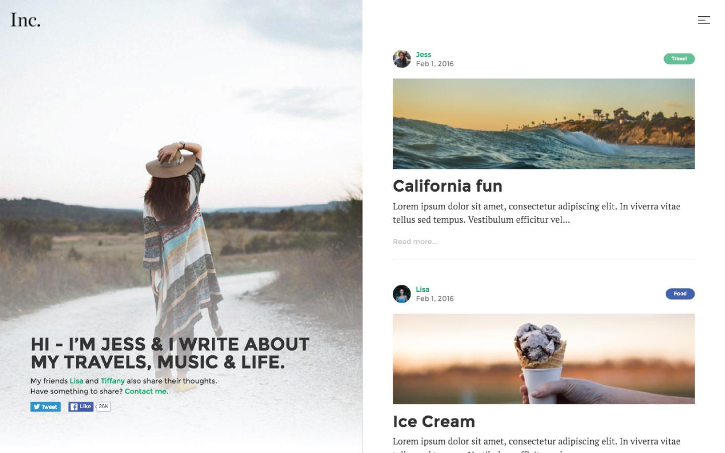 The Inc. Template ‍