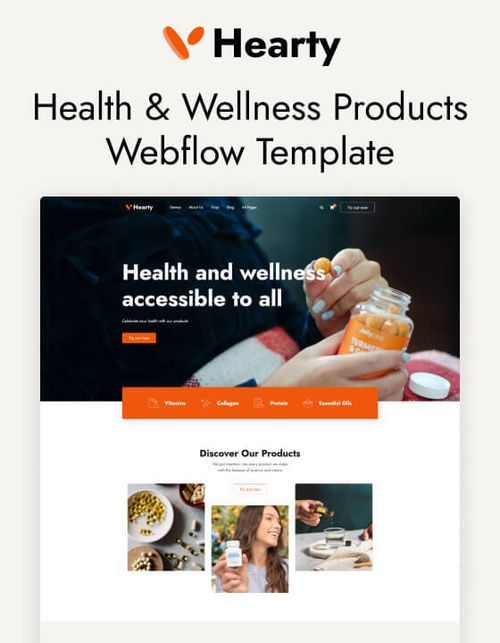 Hearty 128 - Pharmacy Website Template