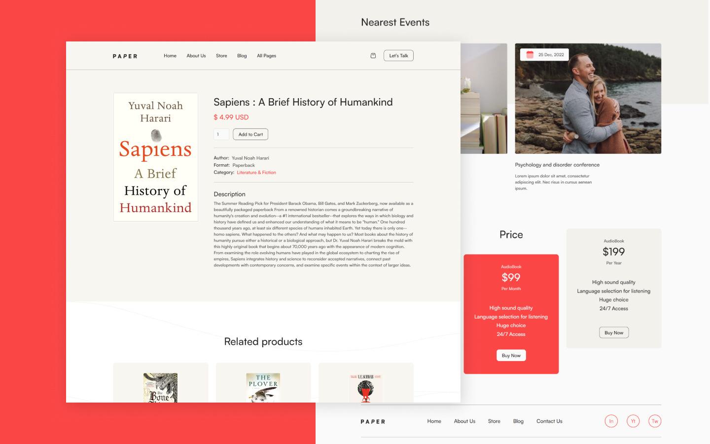 Paper 128 - Book Website Template