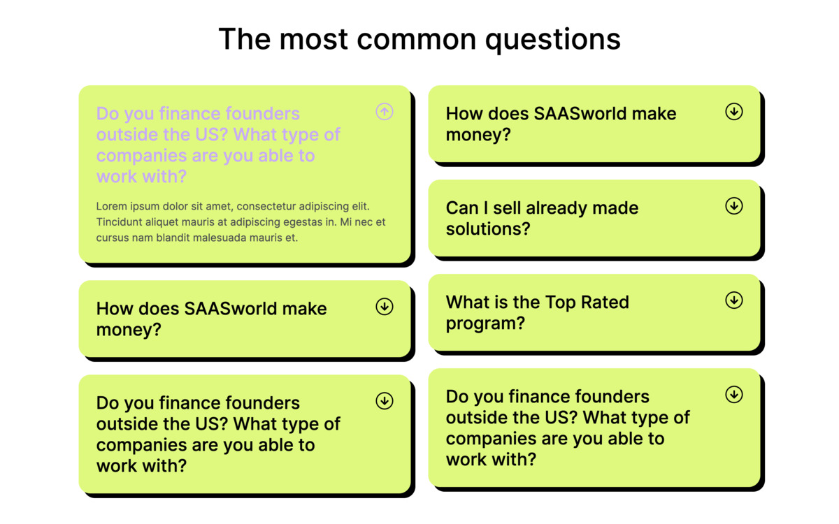 Tuesday 128 FAQ Webflow Accordion