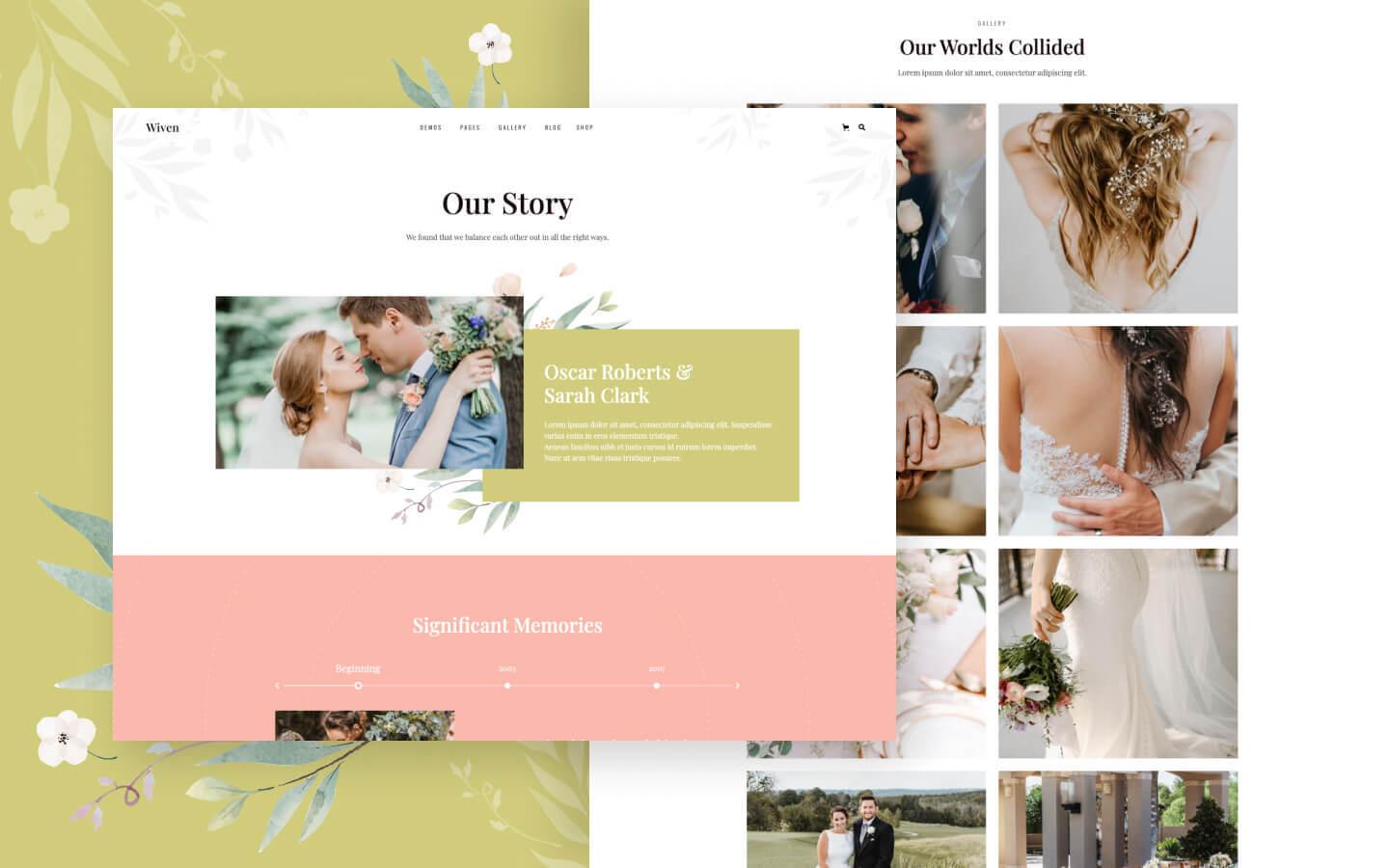 Wiven - Wedding Website Template
