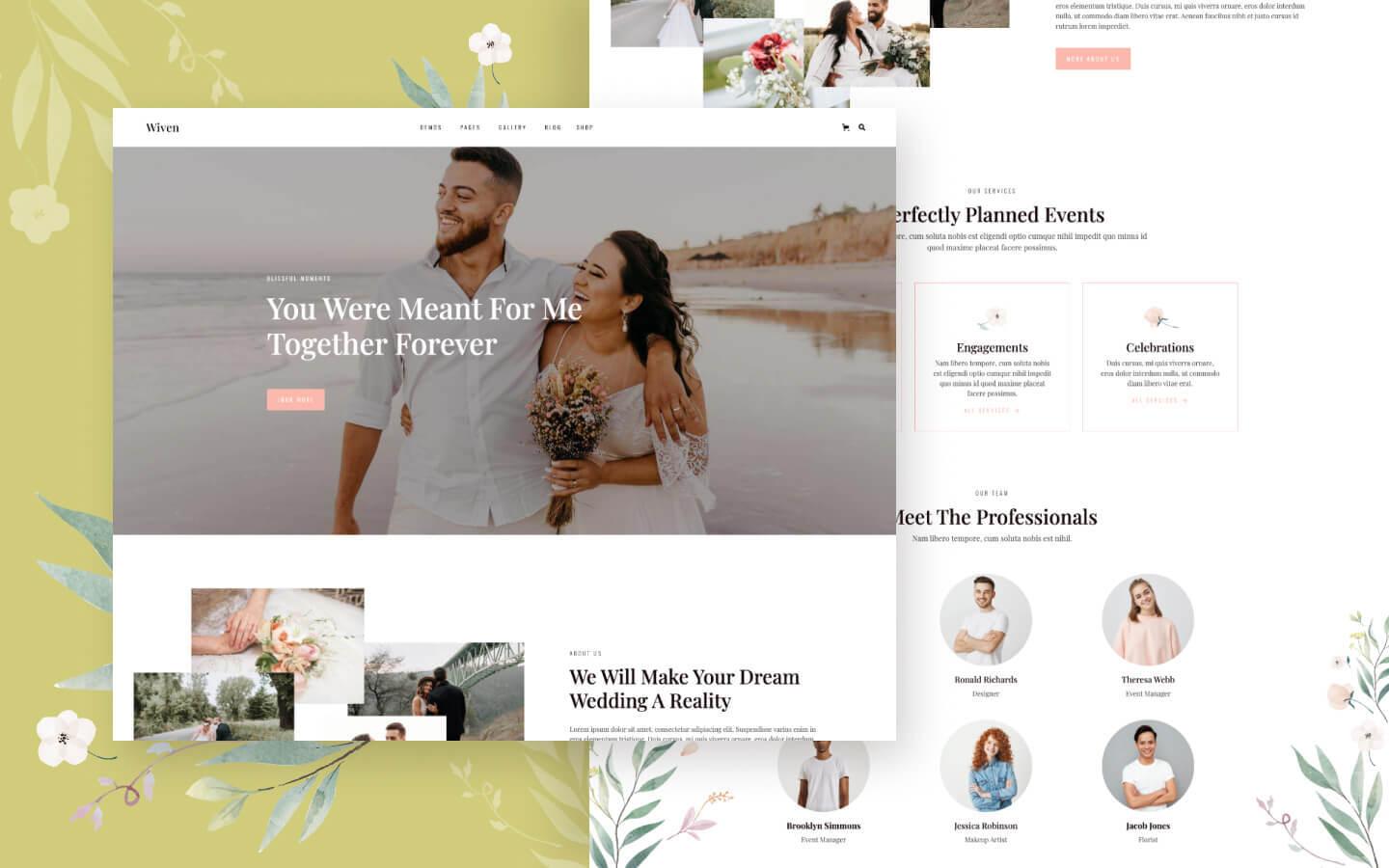 Wiven - Wedding Website Template