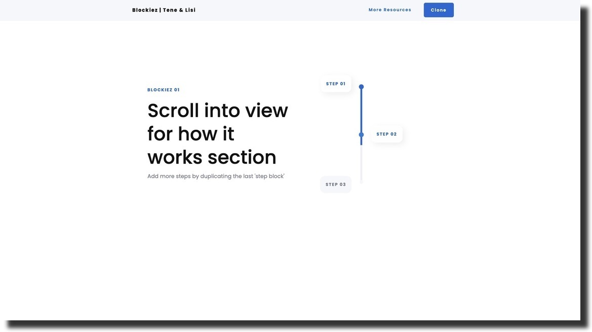 Scroll into view‍