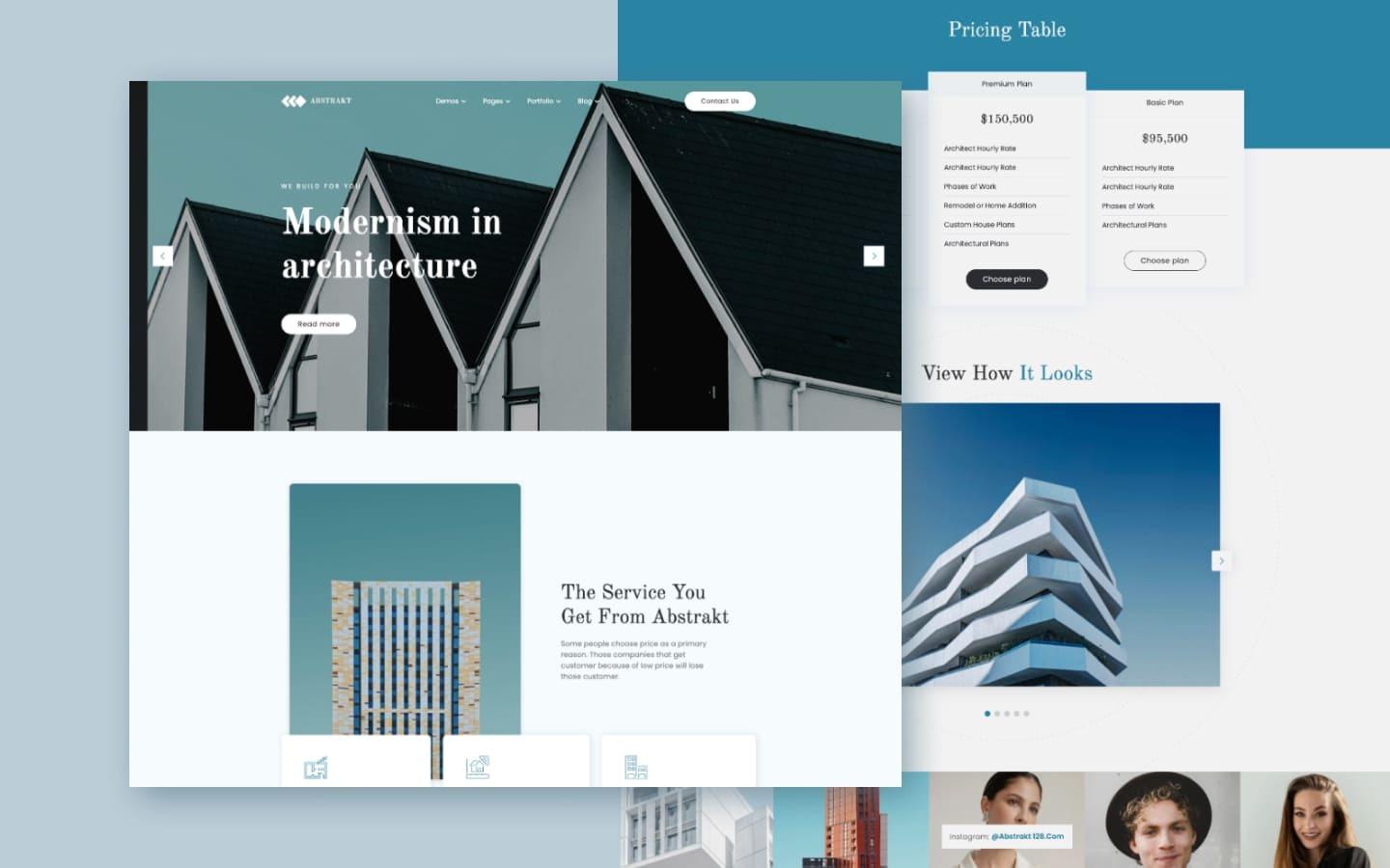 Abstrakt 128 - Real Estate Website Template