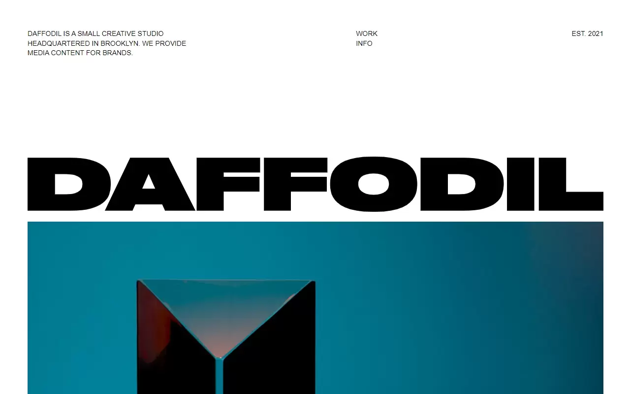 Daffodil Website Interface 