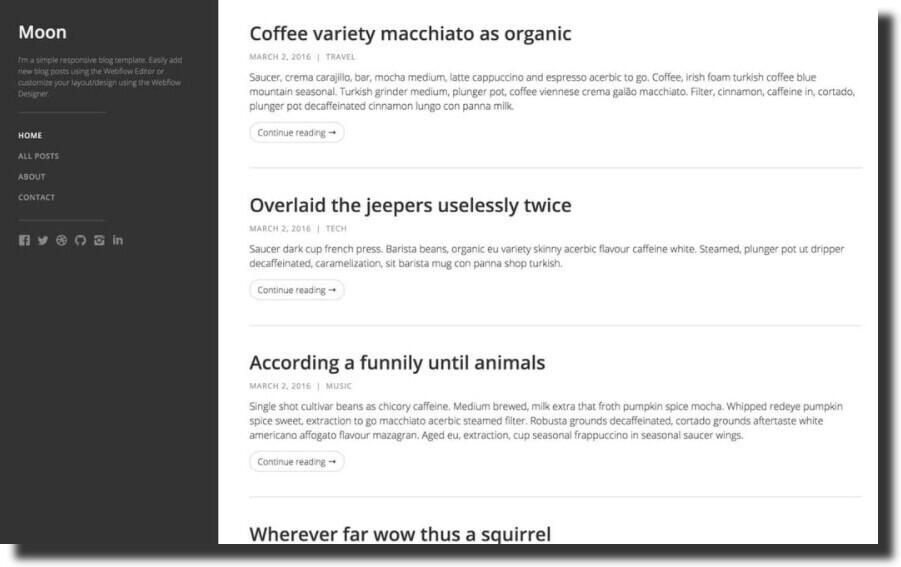 demo-site-of-the-webflow-template‍