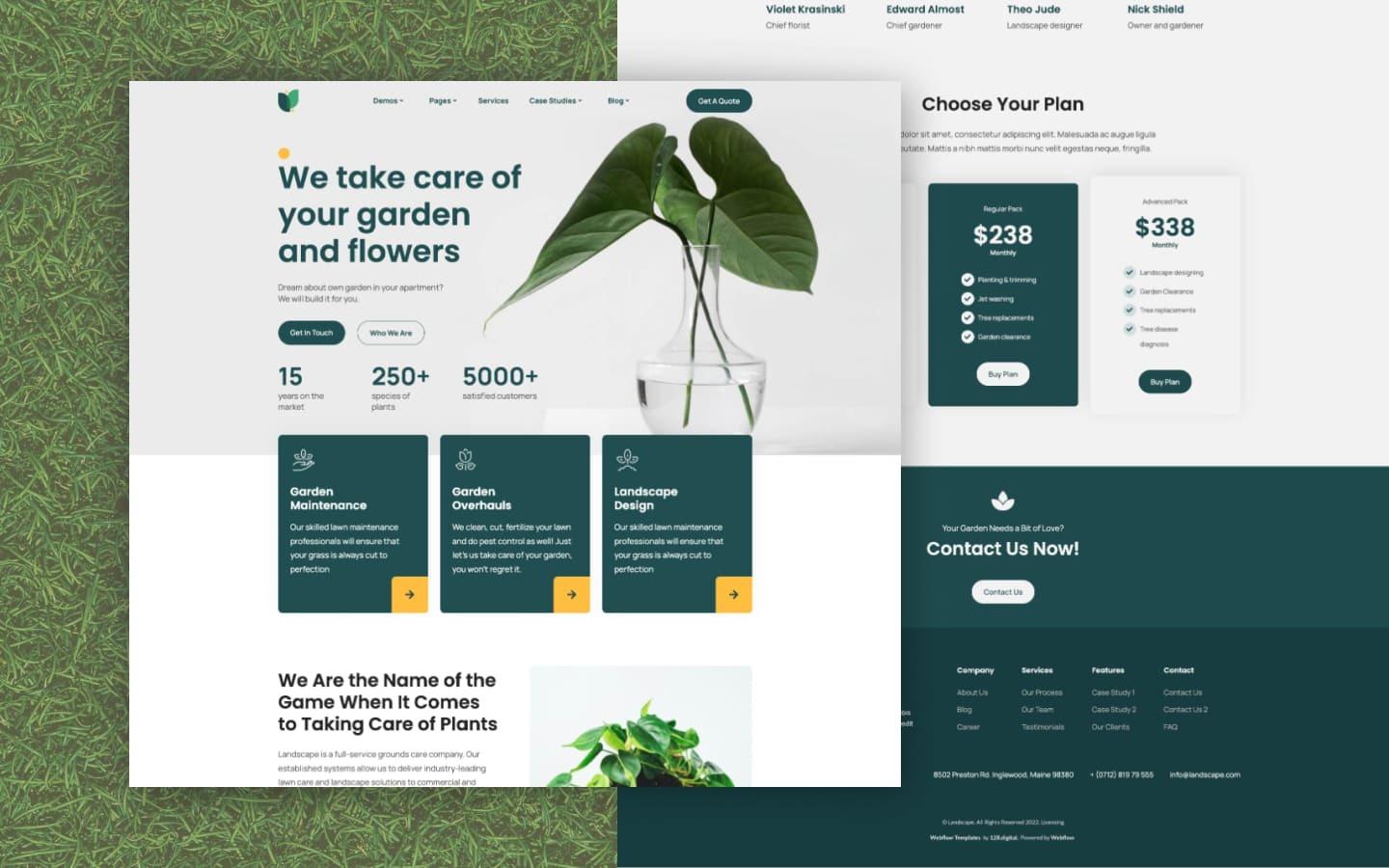Landscape 128 - Landscaping and Gardening Website Template