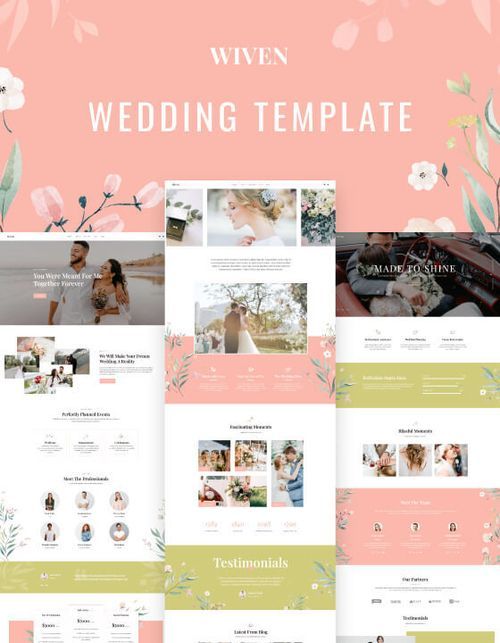 Wiven - Wedding Website Template