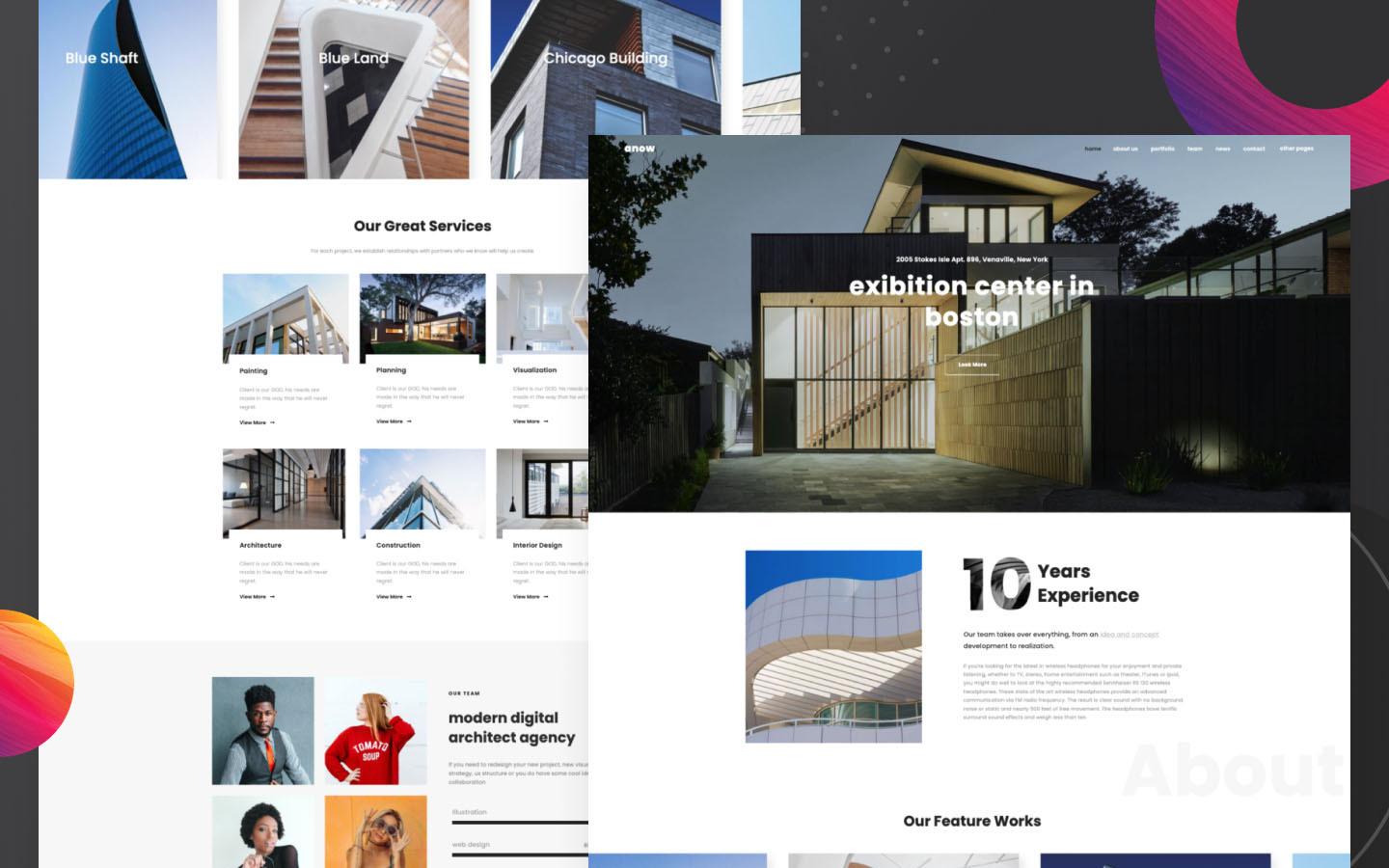 Anow 128 - Portfolio Website Template