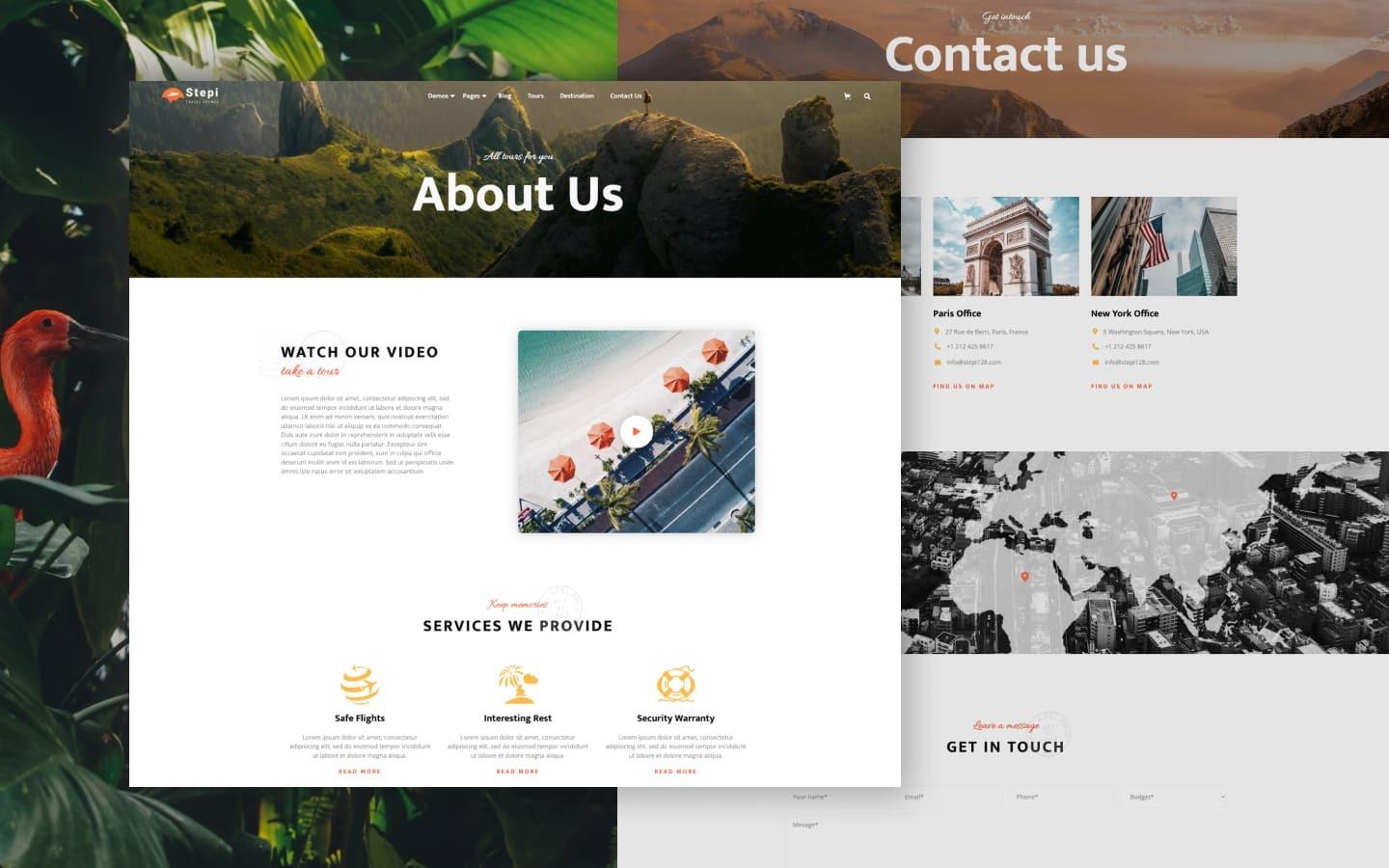 Stepi 128 - Tourism Website Template