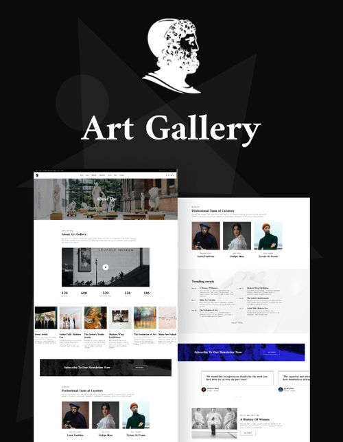 Art Gallery 128 - Museum Website Template