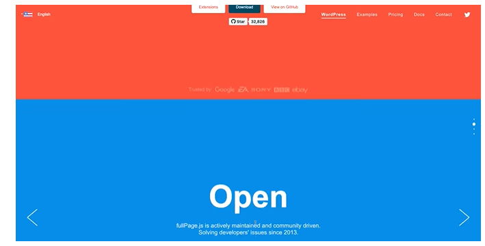fullPage.js 