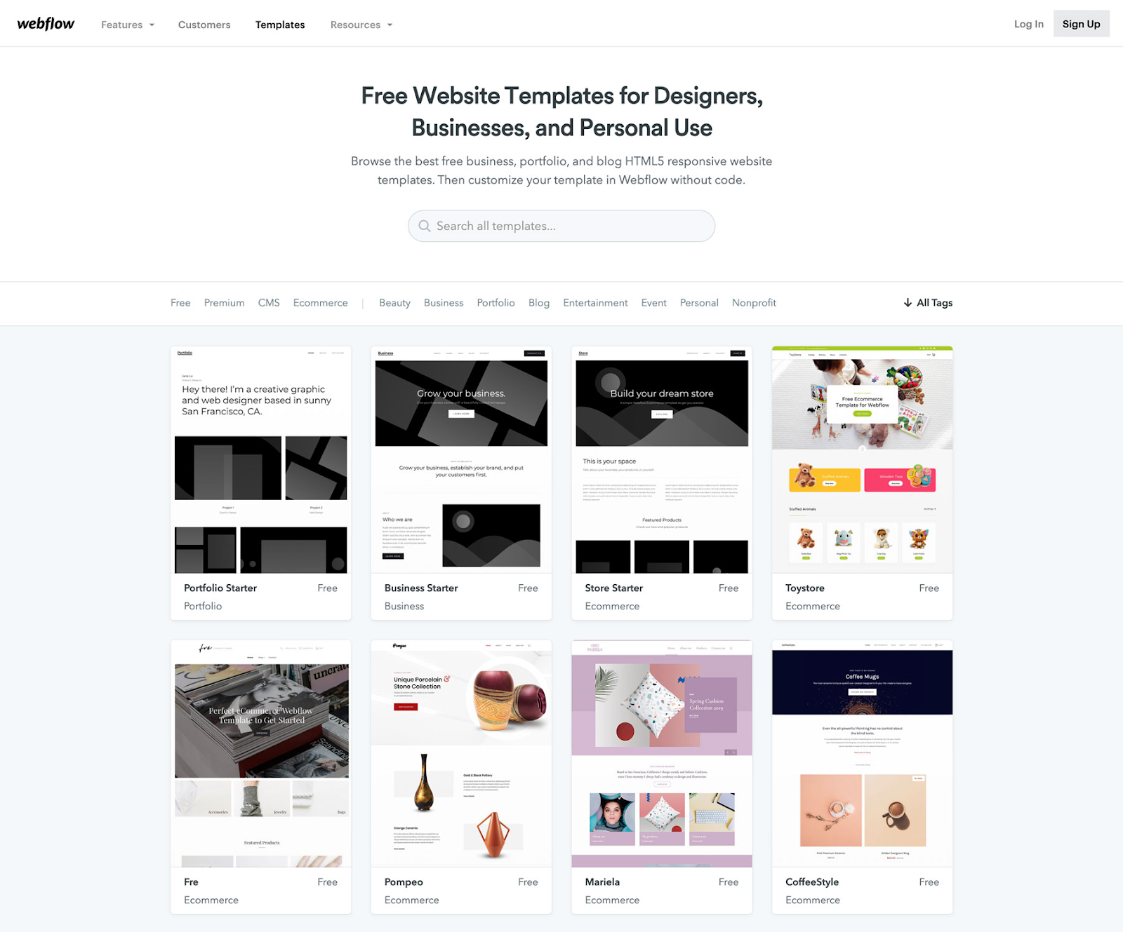 Source: Webflow 