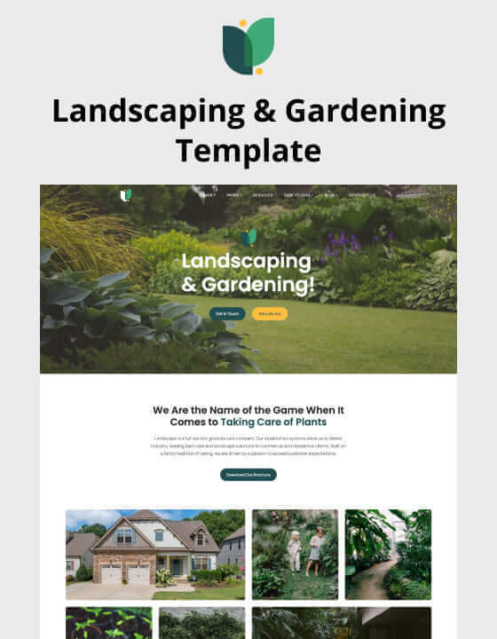 Landscape 128 - Landscaping and Gardening Website Template