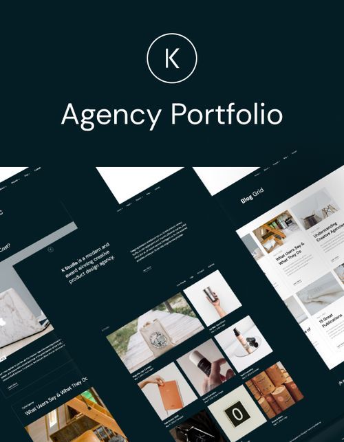 K 128 - Agency and Portfolio Website Template