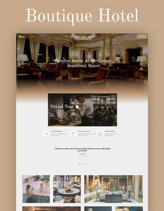 Porto 128 - Hotel Website Template
