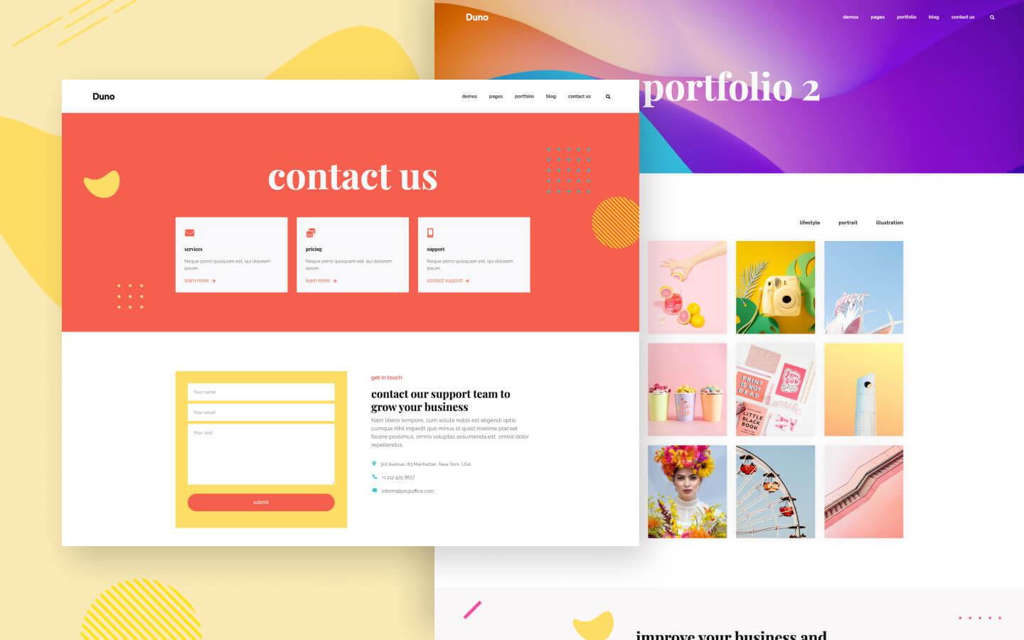 Duno 128 - Agency Website Template