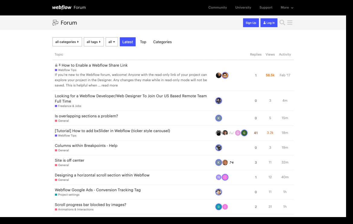 Webflow University