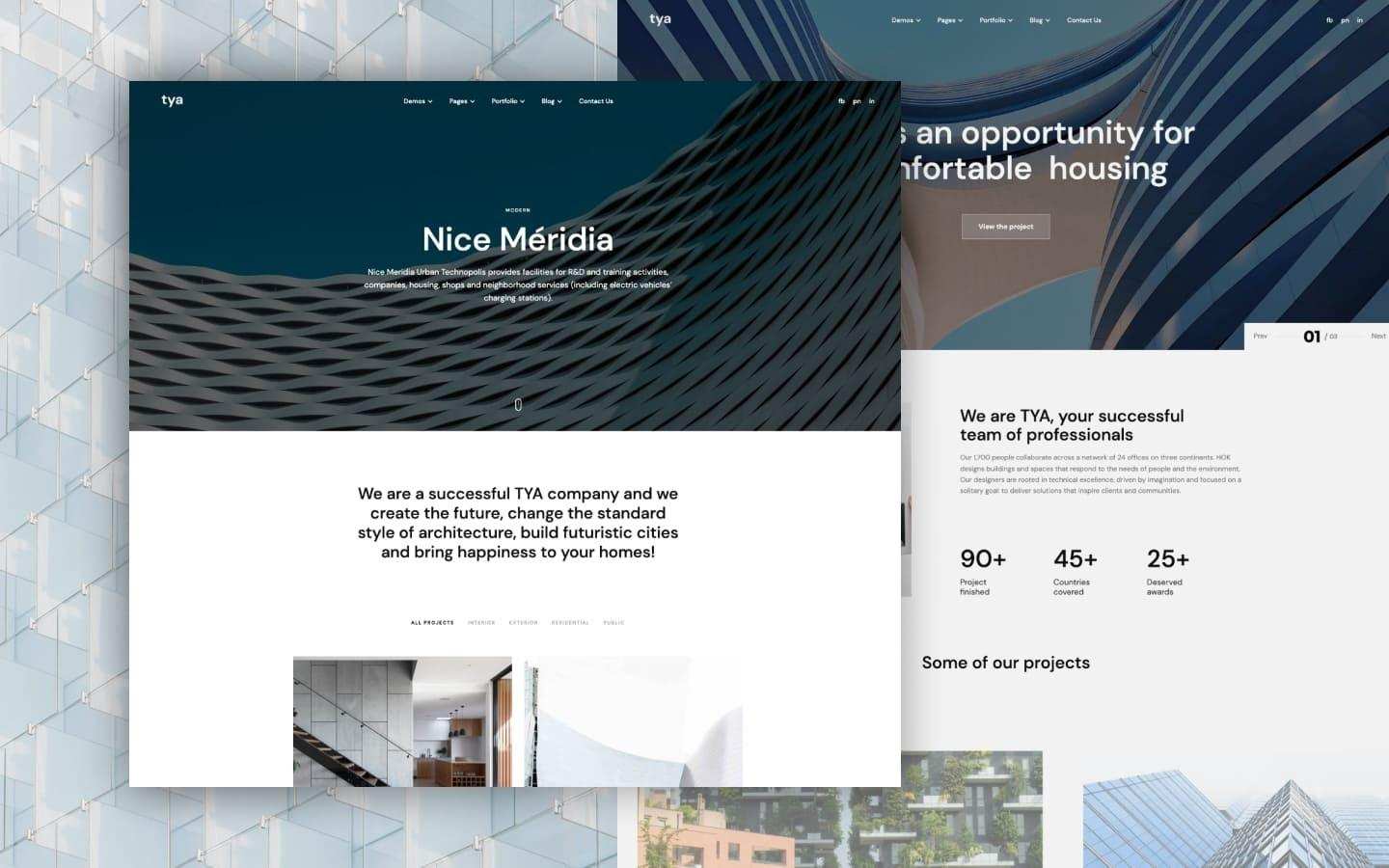 Tya 128 - Architecture Website Template
