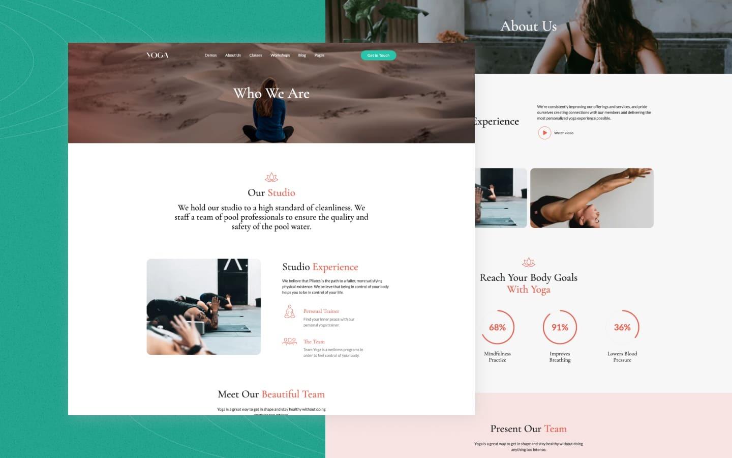 Yoga 128 - Fitness and Yoga Website Template