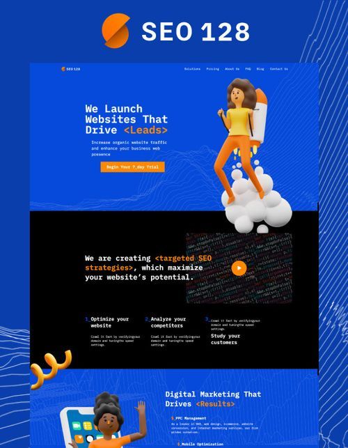 SEO 128 - SEO Website Template