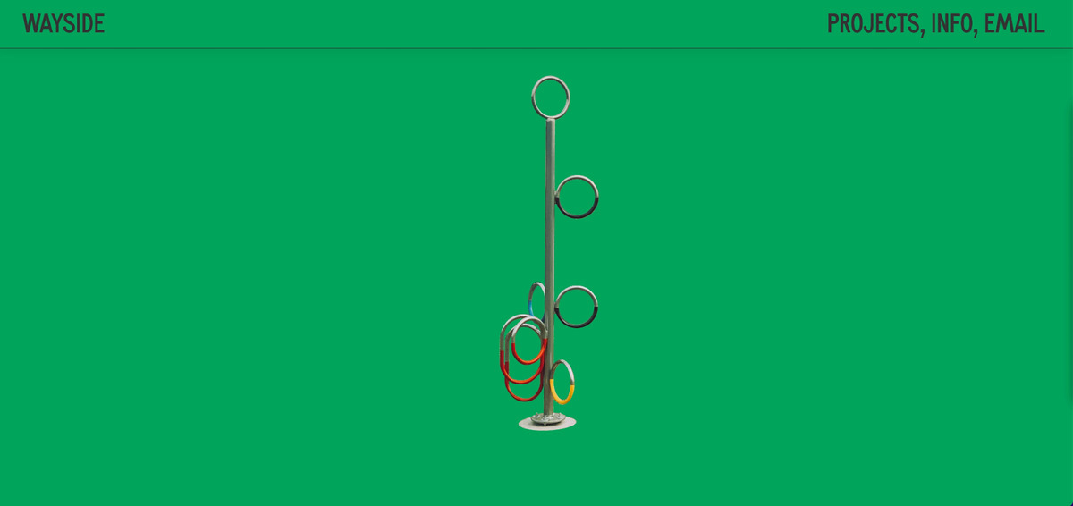 Wayside Studio Website Interface 