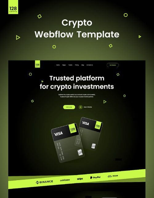 Crypto 128 - ICO and Crypto Website Template