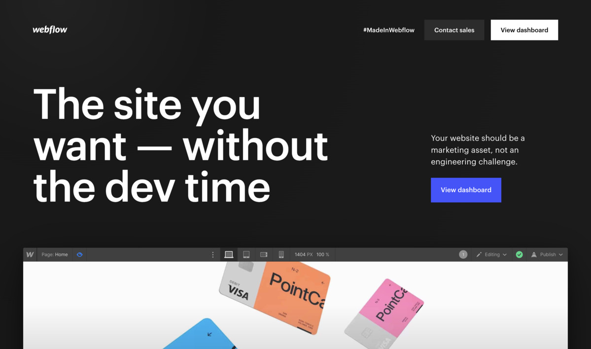 Webflow site