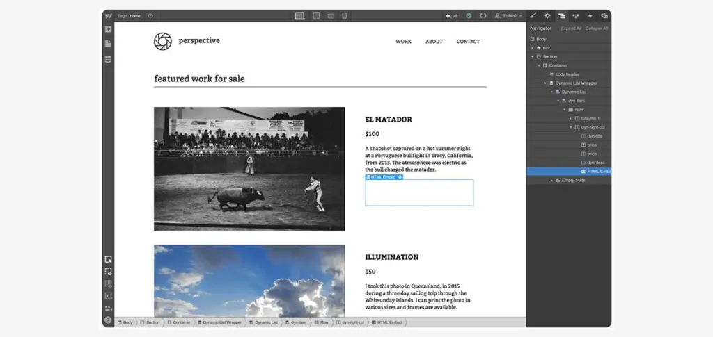 Add an Embed Component to your Collection