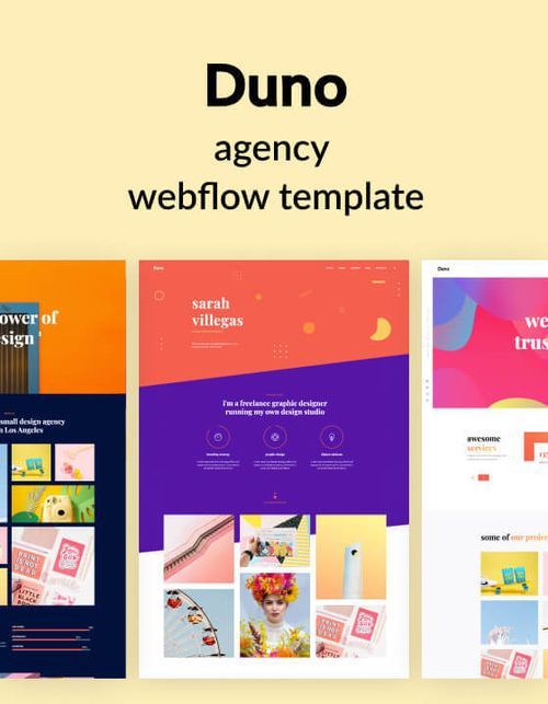 Duno 128 - Agency Website Template