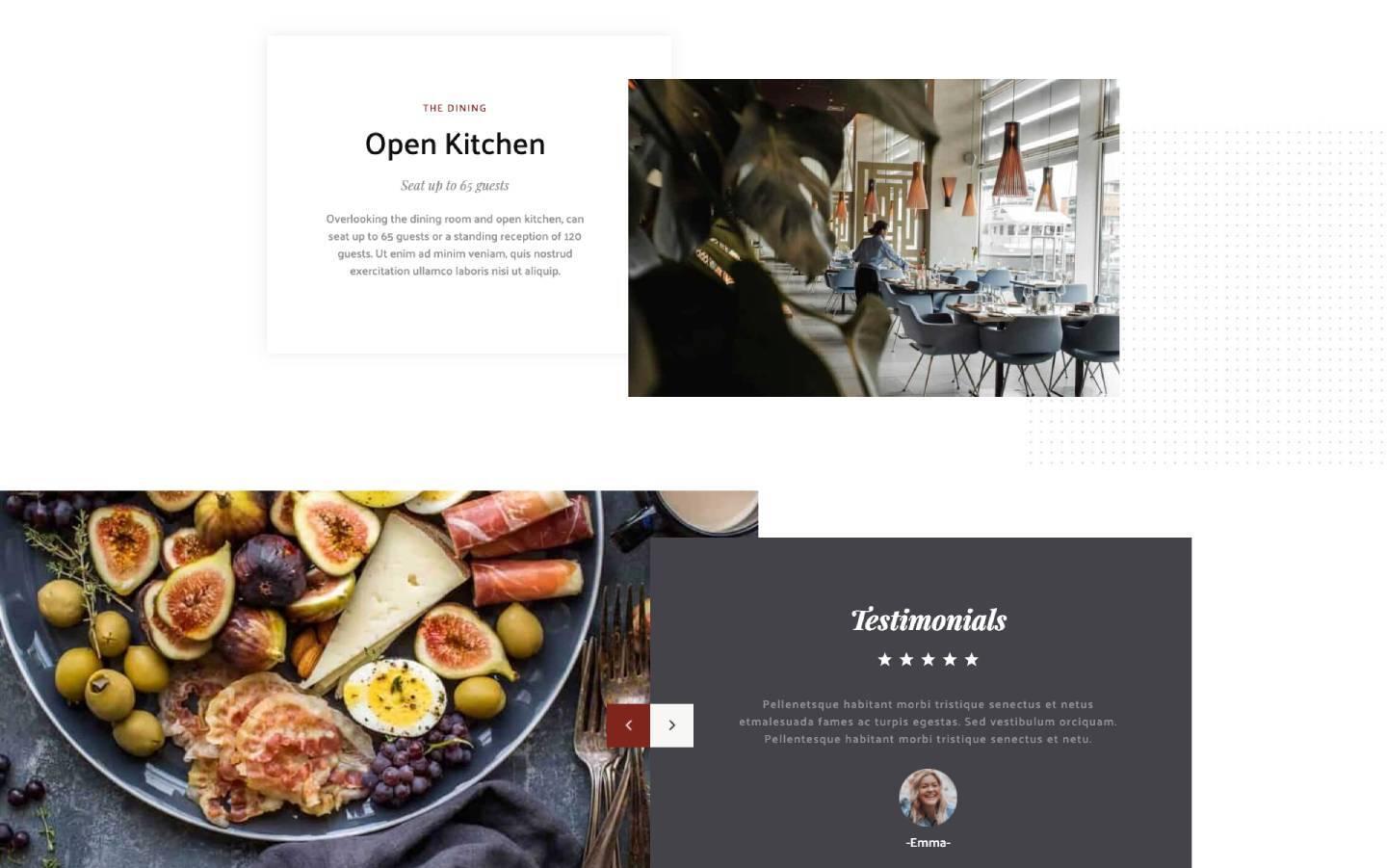 Fine Dining 128 - Restaurant Website Template