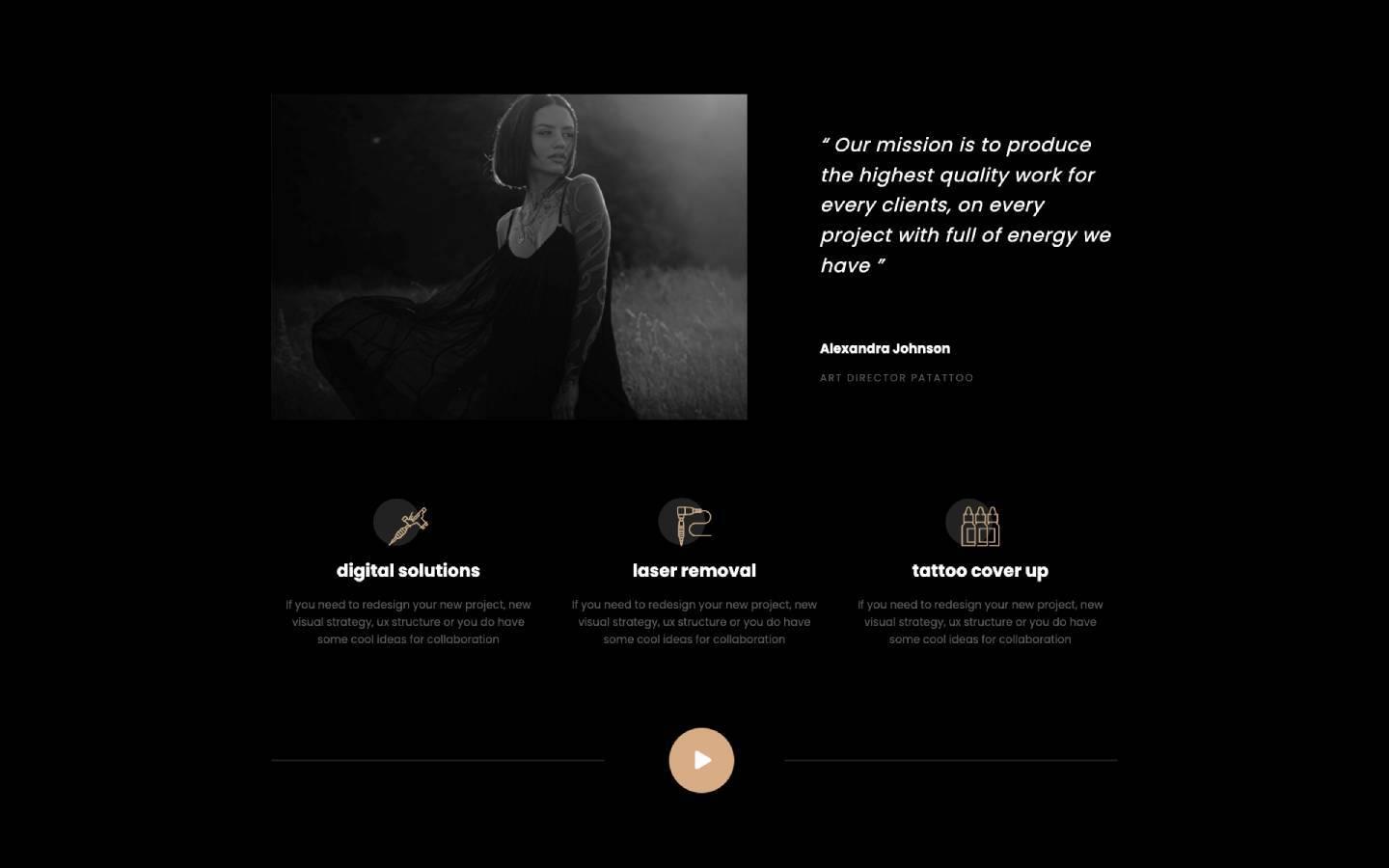 Patattoo 128 - Tattoo Website Template