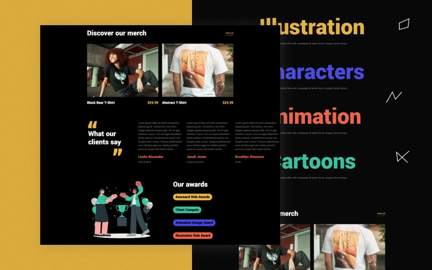 Galart 128 - Artist Website Template