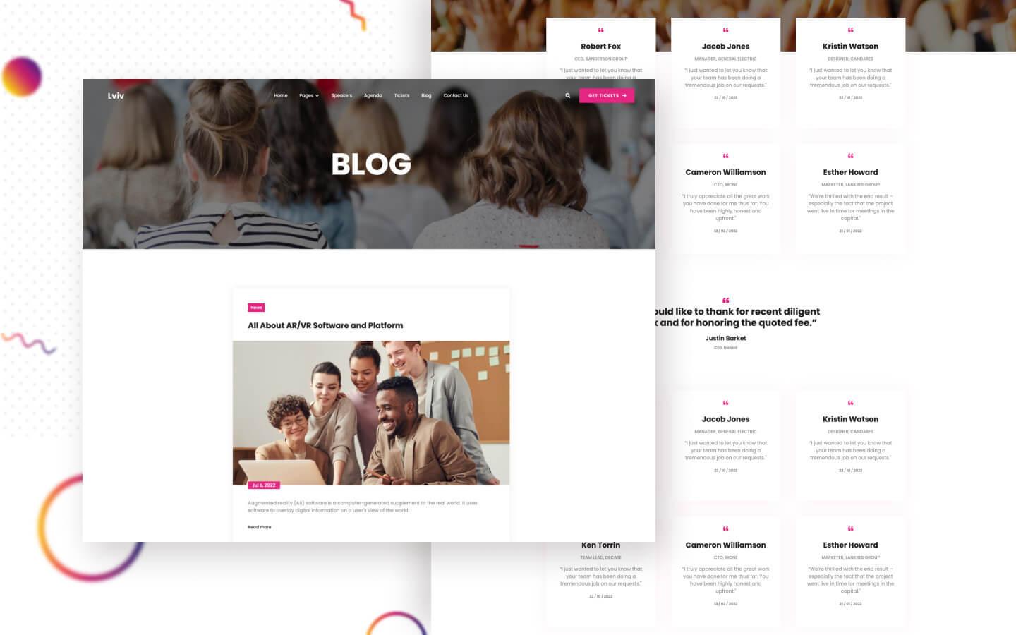 Lviv 128 - Event and Conference Website Template
