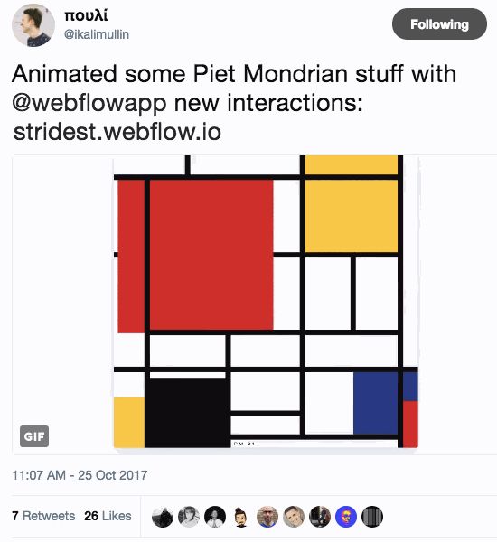 Piet Mondrian stuff created by Ilnur Kalimullin