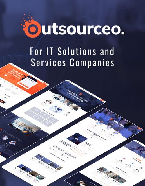 Outsourceo 128 - IT company Website Template