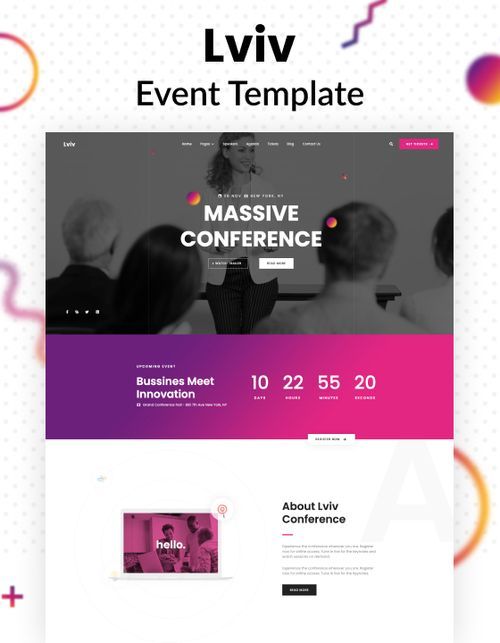 Lviv 128 - Event and Conference Website Template