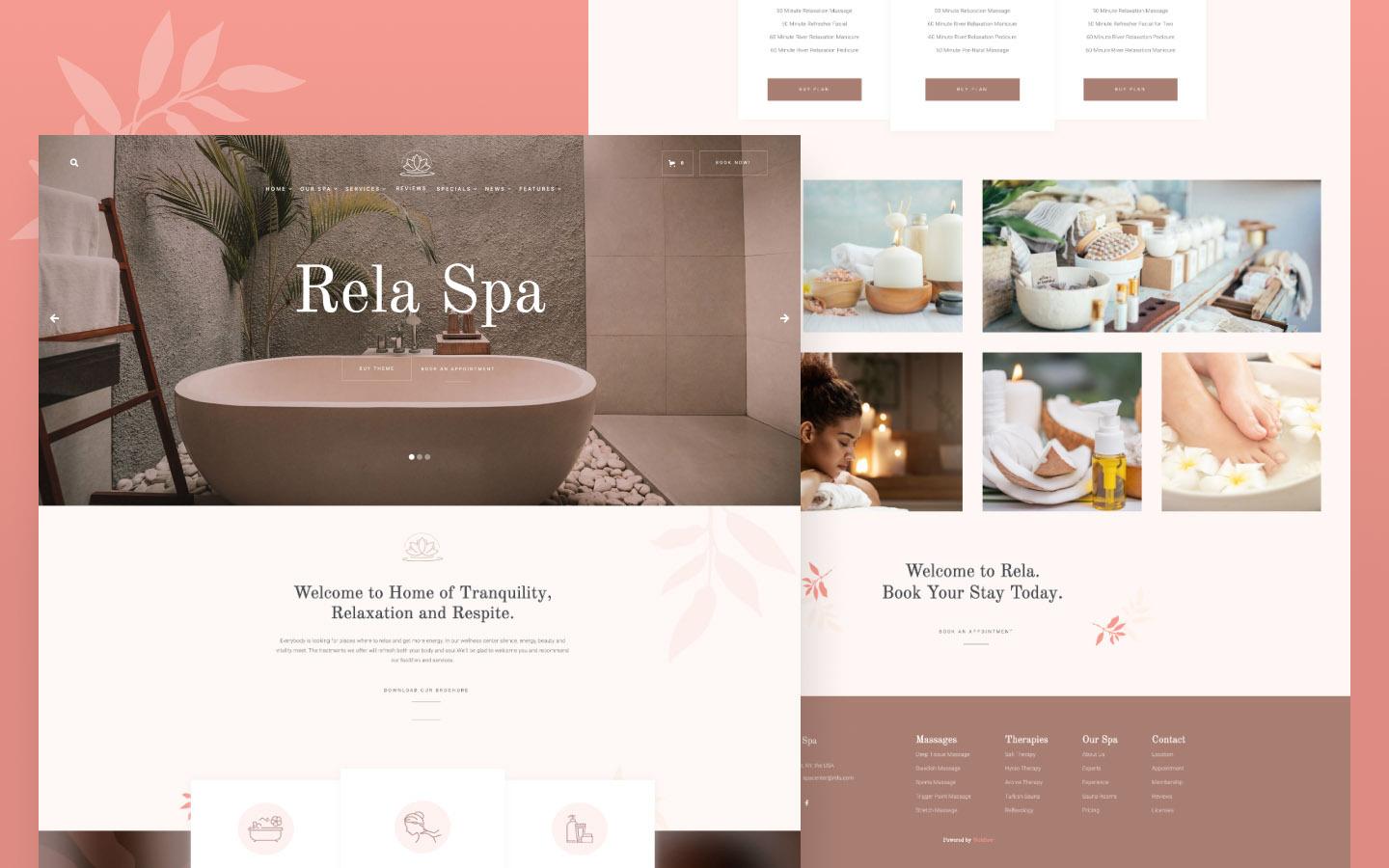 Rela 128 - Spa Website Template