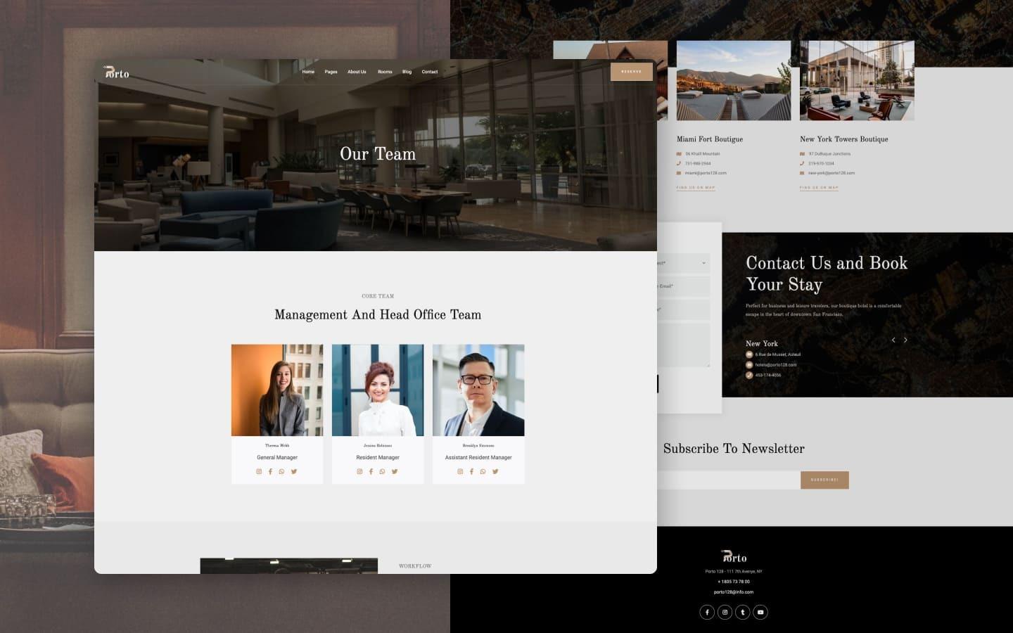 Porto 128 - Hotel Website Template