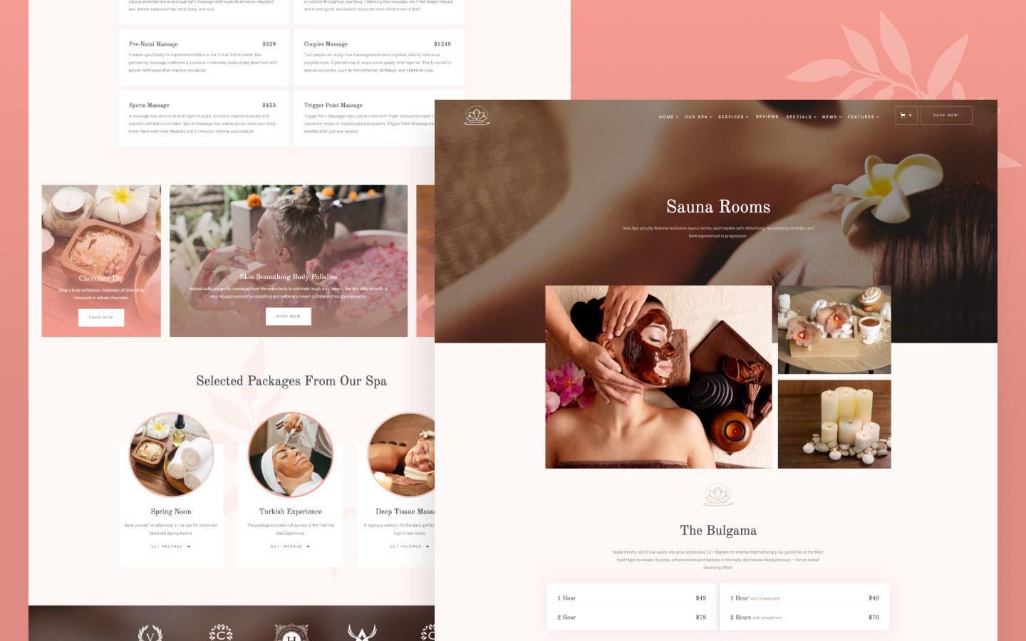Rela 128 - Spa Website Template