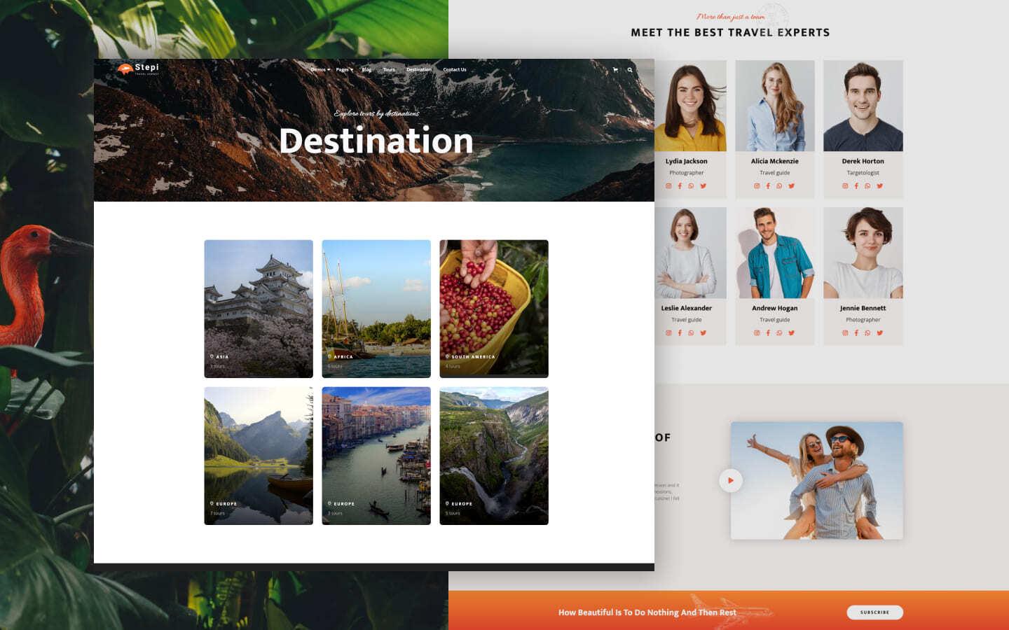 Stepi 128 - Tourism Website Template