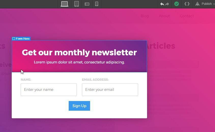 webflow popup modal