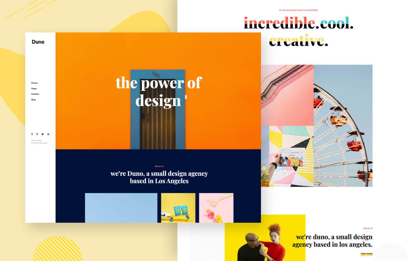 Duno 128 - Agency Website Template