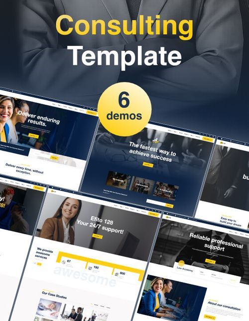 Efito 128 - Consulting Website Template