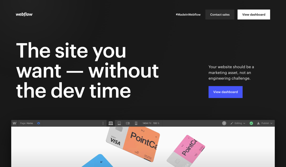 Webflow site