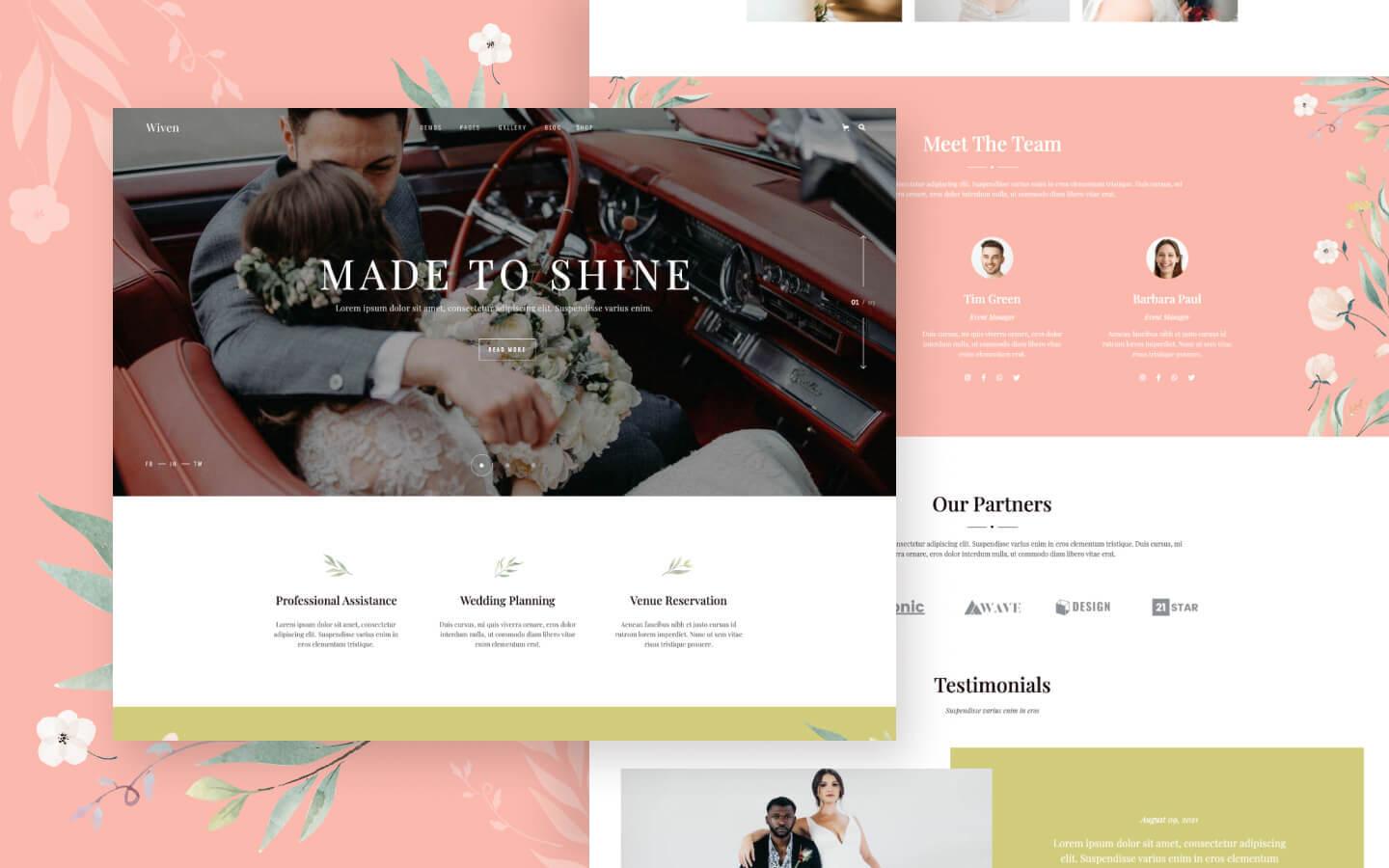 Wiven - Wedding Website Template