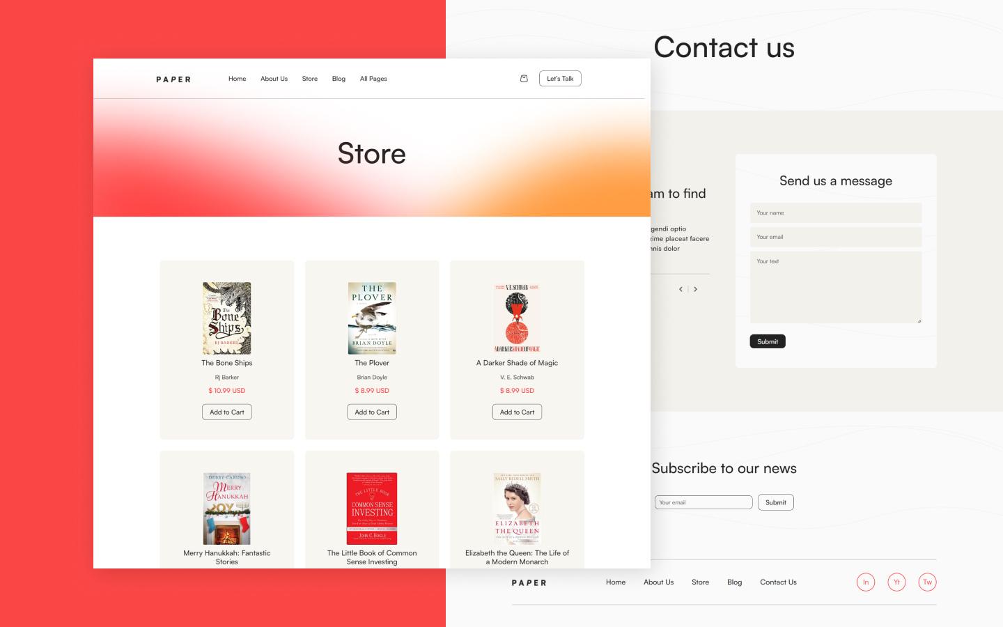 Paper 128 - Book Website Template