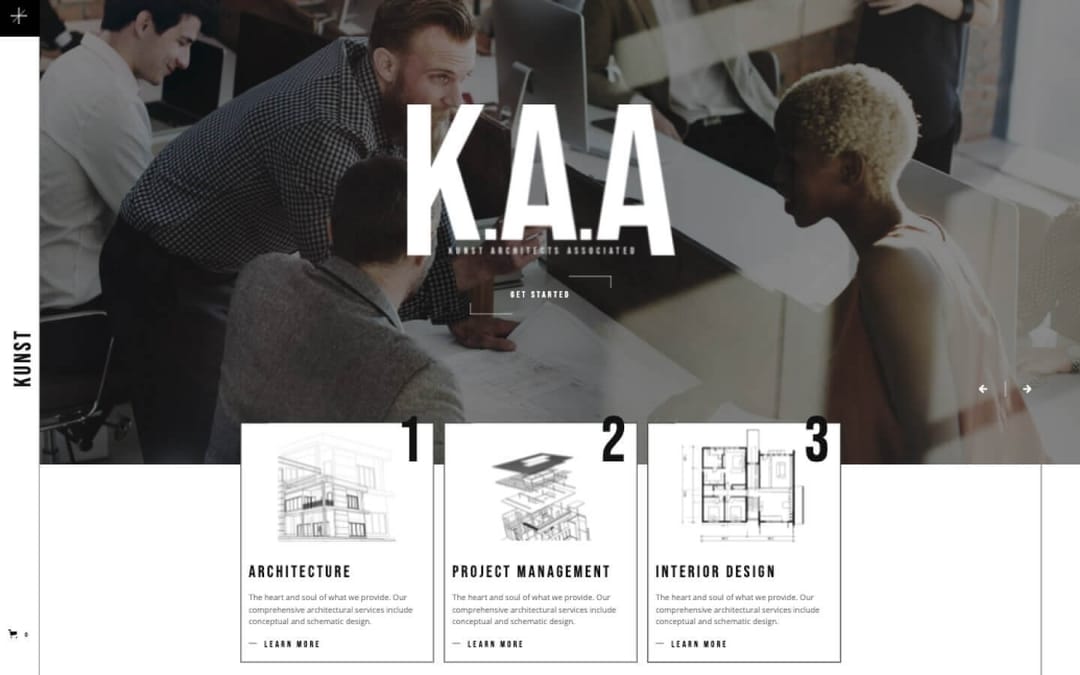 Kunst 128 - Architecture Website Template