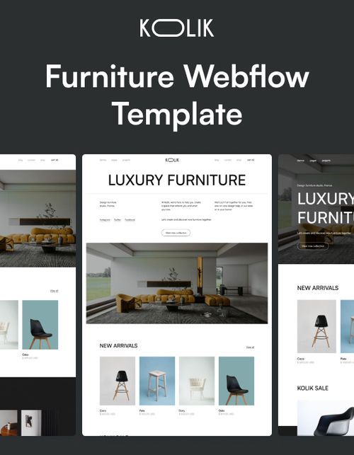 Kolik 128 - E-commerce Furniture Website Template
