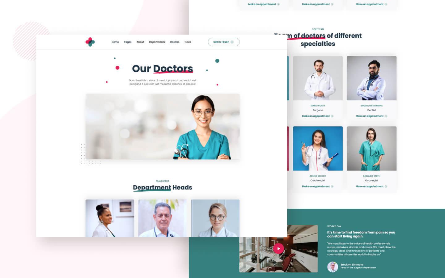 Medic 128 - Health Website Template